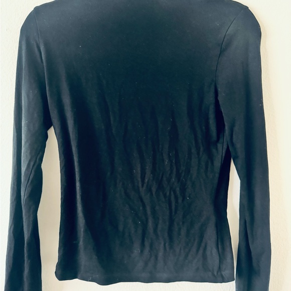 ASOS black wrap top - Picture 4 of 5